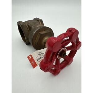 MUELLER Threaded Brass Gate Valve 2 inch 2" 100-008